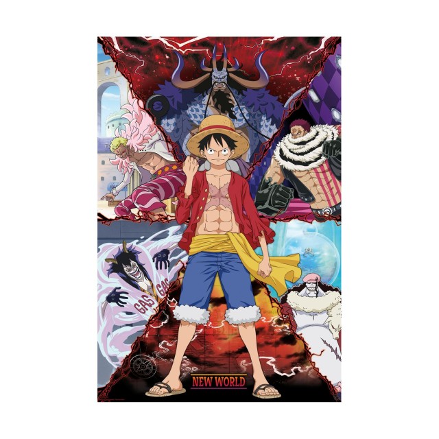 Abysse ONE PIECE - Poster Maxi 91.5x61 - Luffy vs New World (GBYDCO637)