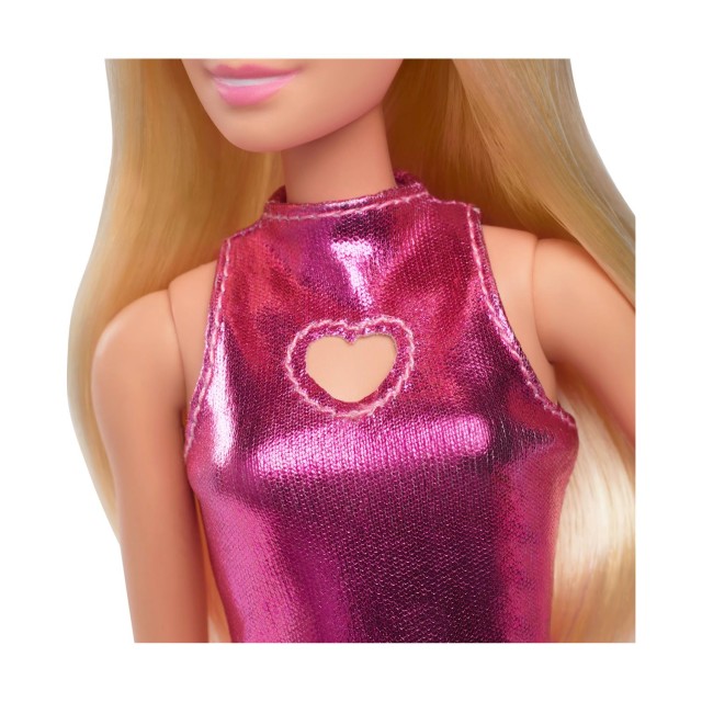 Mattel Barbie: Fashionistas #230 - Blonde Hair with Pink Metallic Dress Doll (HYT88)