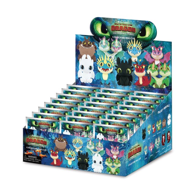 Monogram: How to Train Your Dragon (Blind Bag/Random) 3D Foam Bag Clips Figures