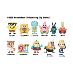 Monogram Nickelodeon: SpongeBob SquarePants (Blind Bag/Random) 3D Foam Bag Clips Figures