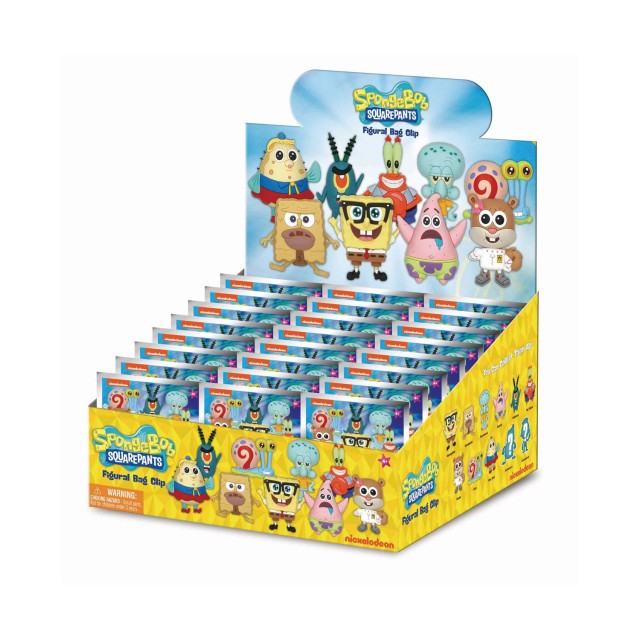Monogram Nickelodeon: SpongeBob SquarePants (Blind Bag/Random) 3D Foam Bag Clips Figures