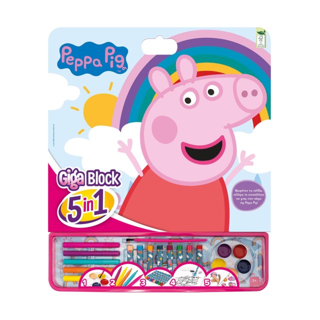 AS Giga Block Drawing Set 5 in 1 Peppa Pig (1023-62751)