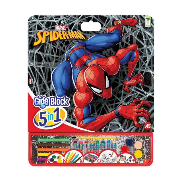 AS Marvel: Giga Block Drawing Set 5 in 1 Spiderman (1023-62752)