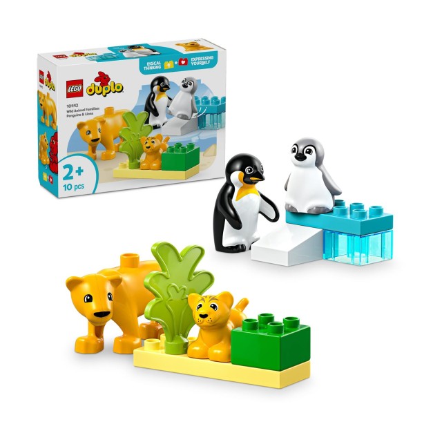 LEGO® DUPLO®: Wild Animal Families: Penguins & Lions (10442)