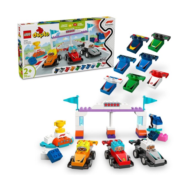 LEGO® DUPLO® Town: F1® Team Race Cars & Drivers (10445)