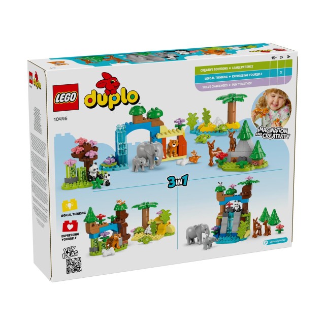 LEGO® DUPLO® Town:  3in1 Wild Animal Families (10446)