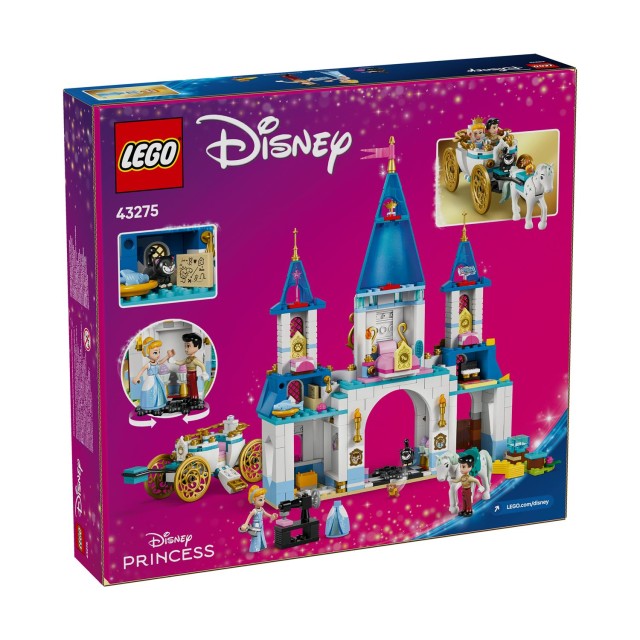 LEGO® Disney Princess: Cinderella’s Castle & Horse Carriage (43275)