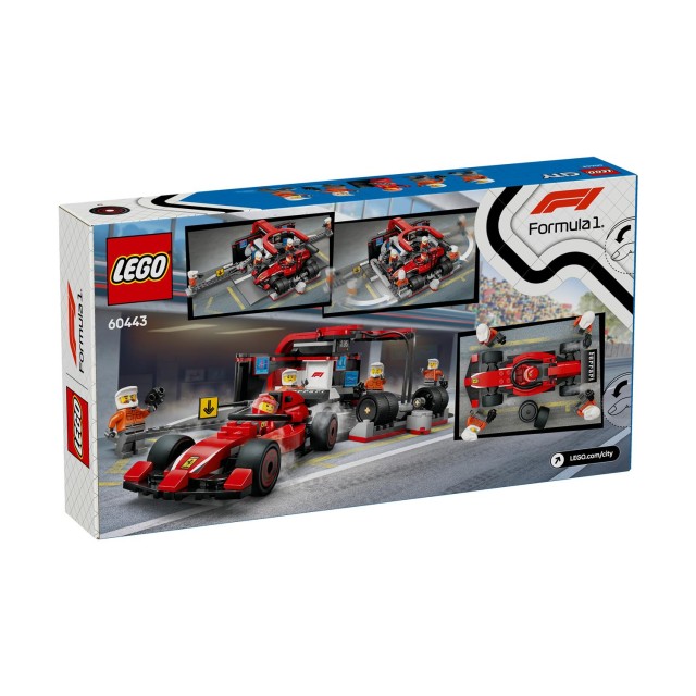 LEGO® City: F1® Pit Stop & Pit Crew with Ferrari Car (60443)