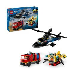 LEGO® City: Helicopter, Fire Truck & Submarine Remix (60462)