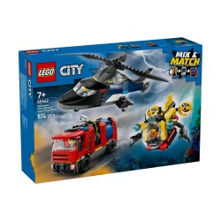 LEGO® City: Helicopter, Fire Truck & Submarine Remix (60462)