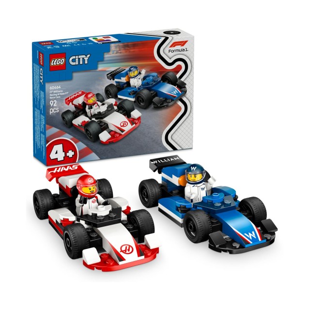 LEGO® City: F1® Williams Racing & Haas F1® Race Cars (60464)