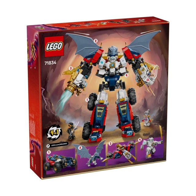 LEGO® NINJAGO®: Zane’s Ultra Combiner Mech (71834)