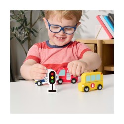 Fisher Price® : Ξύλινα Οχήματα (JCY32)