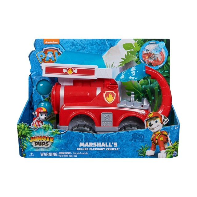 Spin Master Paw Patrol: Jungle Pups - Marshall's Load 'N' Launch Fire Truck Vehicle (6068023)