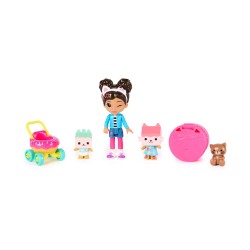 Spin Master Gabby's Dollhouse: Cat-Errific Celebration - 'Gabby's' Kitty Care Figure Set (6069425)