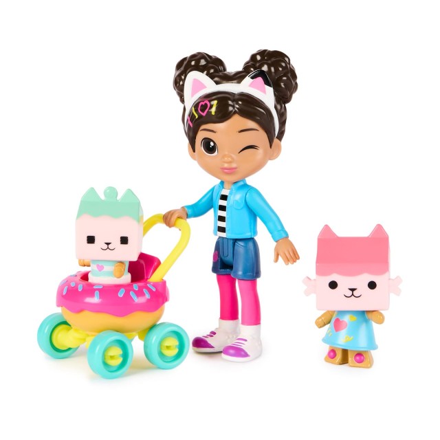 Spin Master Gabby's Dollhouse: Cat-Errific Celebration - 'Gabby's' Kitty Care Figure Set (6069425)