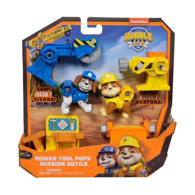 Spin Master Paw Patrol: Rubble & Crew - Power Tool Pups Mission Outils (6071661)