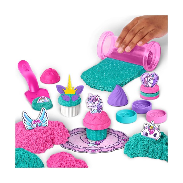 Spin Master Kinetic Sand: Shimmer - Unicorn Bake Shoppe (6065201)