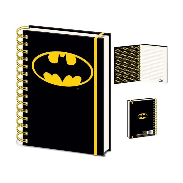 Pyramid DC: Batman Symbol A5 Wiro Notebook (SR74384)