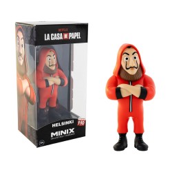 Minix Collectible Figurines: TV Series - La Casa De Papel Helsinki with Mask Figure 12 cm (MNX07000)