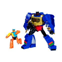 Hasbro Fans Transformers: Age of Primes Leader Class - G2 Universe Grimlock & Autobot Wheelie 2-Pack Action Figures (19cm) (G0487)