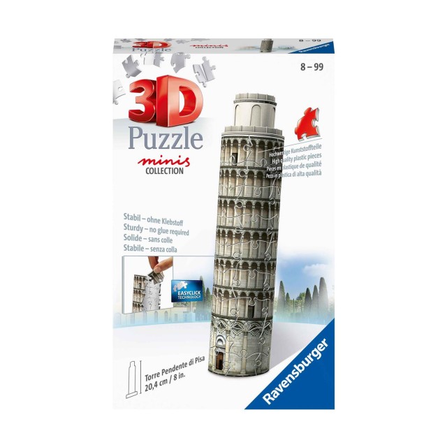 Ravensburger 3D Puzzle: Minis - Torre Pendente di Pisa (60 pcs) (11247)