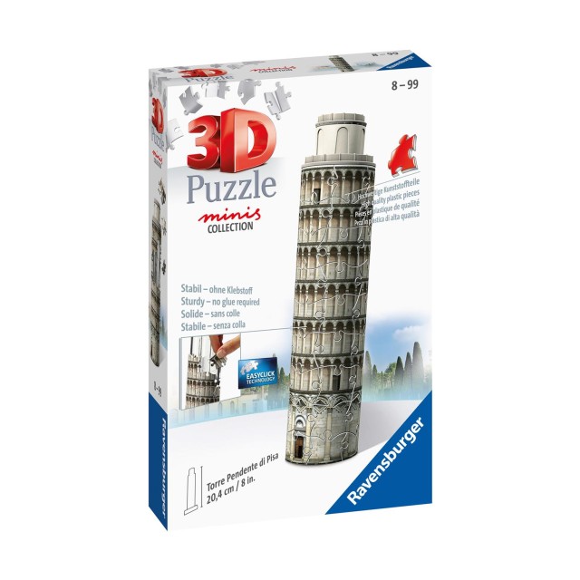 Ravensburger 3D Puzzle: Minis - Torre Pendente di Pisa (60 pcs) (11247)