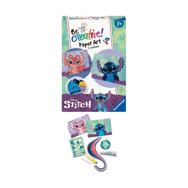 Ravensburger Disney: Be Creative! Paper Art - Stitch & Angel (23750)