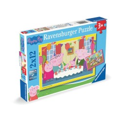 Ravensburger Puzzle: Peppa Pig - Time To Celebrate (2x12 pcs) (12004017)