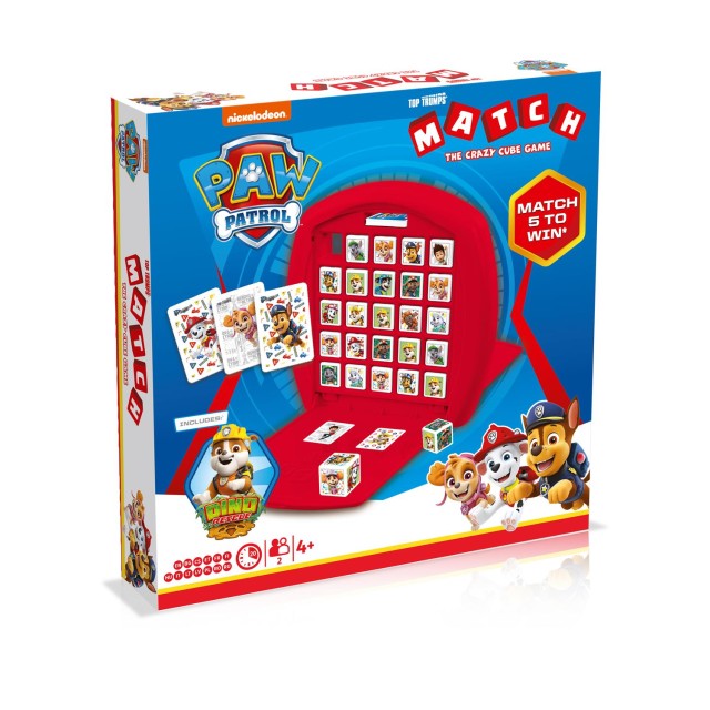 Winning Moves: Top Trumps Match - Paw Patrol (English Language) (WM01346-ML1-6)