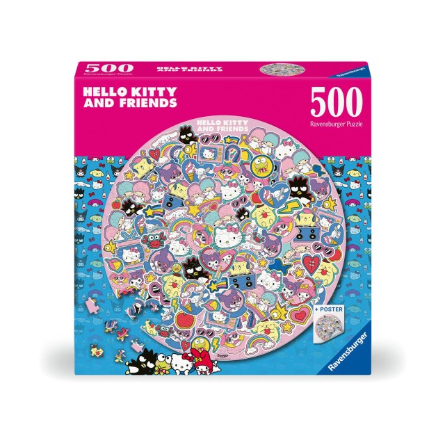 Ravensburger Puzzle: Hello Kitty - Hello Kitty and Friends (500 pcs) (12001391)