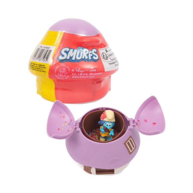 Giochi Preziosi The Smurfs: Mushroom House with Surprise Figure W2 (Random) (PUF38000)