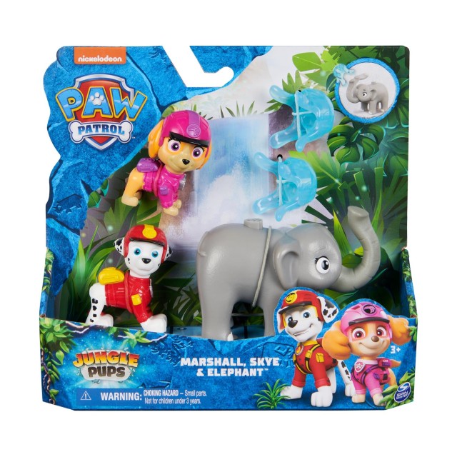 Spin Master Paw Patrol: Jungle Pups - Marshall,Skye & Elephant Figures (20143983)