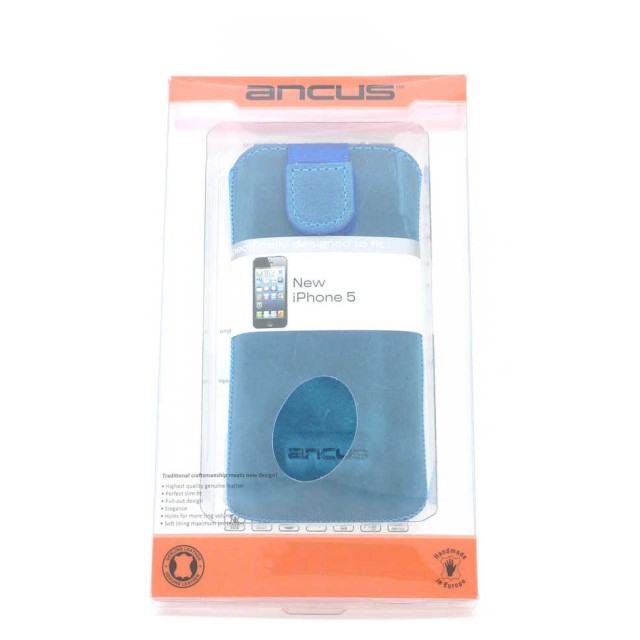 Θήκη Protect Ancus για Apple  iPhone SE 5 5S 5C Nokia 105 TA-1174 και Huawei Y360 Δέρμα Μπλέ