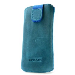 Θήκη Protect Ancus για Apple  iPhone SE 5 5S 5C Nokia 105 TA-1174 και Huawei Y360 Δέρμα Μπλέ