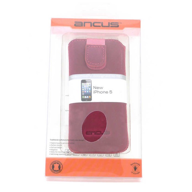 Θήκη Protect Ancus για Apple iPhone SE 5 5S 5C Nokia 105 TA-1174 και Huawei Y360 Δέρμα Φούξια