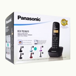 Ασύρματο Ψηφιακό Τηλέφωνο Panasonic KX-TG1611GRC Λευκό-Τυρκουάζ