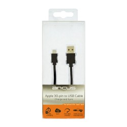 Καλώδιο σύνδεσης Ancus HiConnect USB σε Micro-USB 2.4A Μαύρο 1m