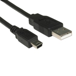 Καλώδιο σύνδεσης USB σε Mini USB 1m