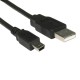 Καλώδιο σύνδεσης USB σε Mini USB 1m