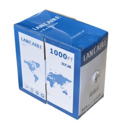 Καλώδιο Δικτύου Jasper Cat 6 UTP 23AWG CCA Kουλούρα 305m Γκρί