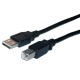 Καλώδιο Σύνδεσης Jasper USB A Αρσενικό σε USB-B Αρσενικό 3m Μαύρο