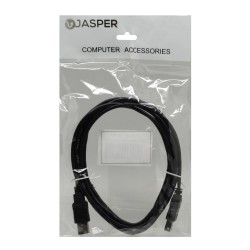 Καλώδιο Σύνδεσης Jasper USB A Αρσενικό σε USB-B Αρσενικό 5m Μαύρο