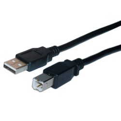 Καλώδιο Σύνδεσης Jasper USB A Αρσενικό σε USB-B Αρσενικό 5m Μαύρο