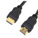 Καλώδιο σύνδεσης Jasper HDMI 1.4 A Αρσενικό σε A Αρσενικό Gold Plated CCS 1m Μαύρο