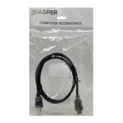 Καλώδιο σύνδεσης Jasper HDMI 1.4 A Αρσενικό σε A Αρσενικό Gold Plated CCS 3m Μαύρο