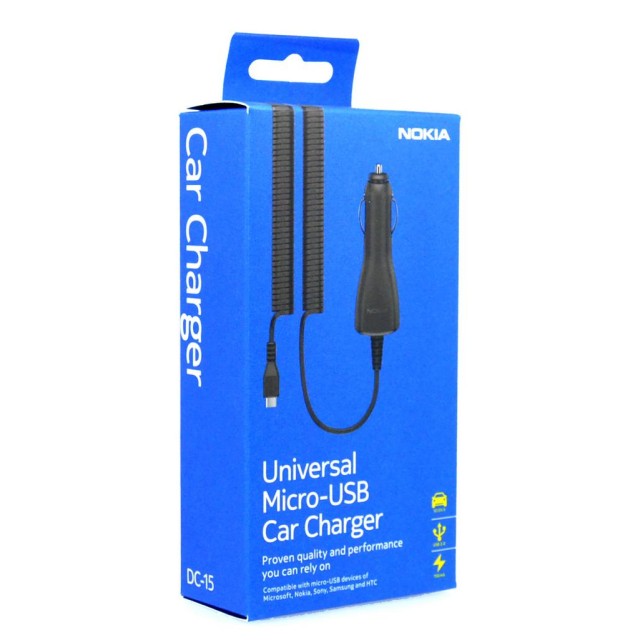 Φορτιστής Αυτοκινήτου Nokia DC-15 750 mAh Micro USB