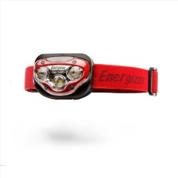 Φακός Κεφαλής Energizer Vision HD 3 Led 300 Lumens IPX4 με Μπαταρίες AAA 3 Τεμ. Κόκκινο