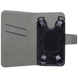 Θήκη Book Ancus Universal Elastic Hook για Smartphone 4.7" - 5.3'' Ίντσες Μαύρη (14 cm x 7 cm)