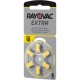 Μπαταρίες Ακουστικών Βαρηκοΐας Rayovac 10 Extra Advanced 1.45V Τεμ. 6